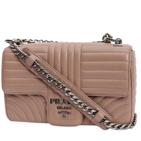 nude prada shoulder bag|Prada diagramme shoulder bag.